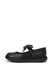 Kickers Black Kick Mary Jane Bow Youth Shoes - Image 2 of 8