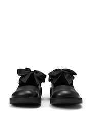 Kickers Black Kick Mary Jane Bow Youth Shoes - Image 6 of 8