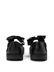 Kickers Black Kick Mary Jane Bow Youth Shoes - Image 7 of 8