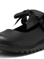 Kickers Black Kick Mary Jane Bow Youth Shoes - Image 8 of 8