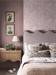 Graham & Brown Pink Painterly Flora A4 Wallpaper Sample - Image 1 of 3