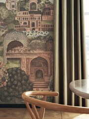 Graham & Brown Soft Green The Lost City Fixed Size A4 Mural Sample - Image 2 of 4