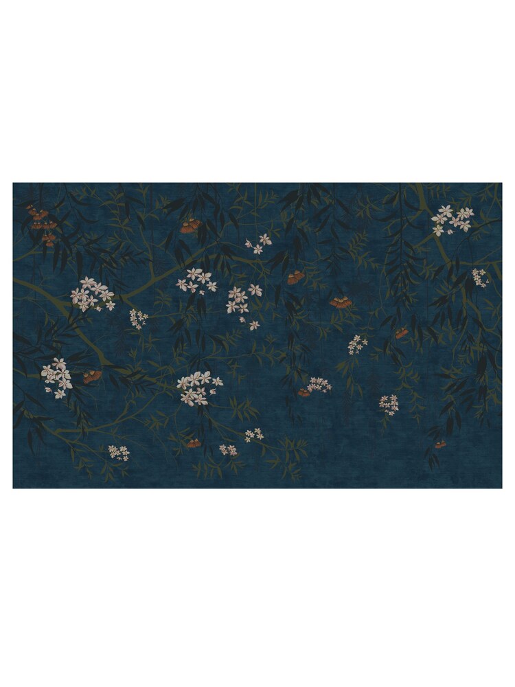 Graham & Brown Sapphire Obassia Fixed Size A4 Mural Sample - Image 2 of 2 Graham & Brown Sapphire Obassia Fixed Size A4 Mural Sample - Image 2 of 2