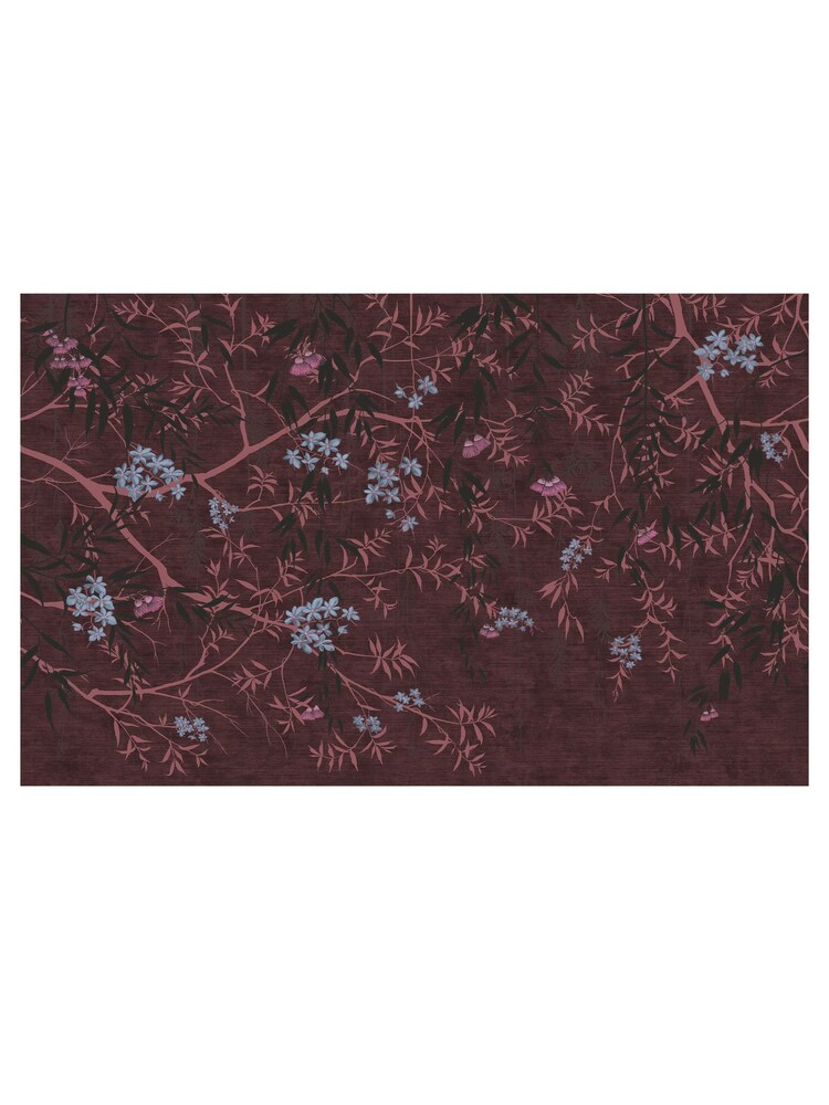 Graham & Brown Damson Obassia Fixed Size A4 Mural Sample - Image 2 of 2 Graham & Brown Damson Obassia Fixed Size A4 Mural Sample - Image 2 of 2