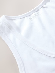 White Thick Strap Vest Top - Image 8 of 8