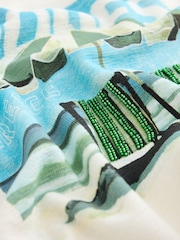 Ecru Summer Rhodes Graphic Boxy T-Shirt - Image 7 of 8