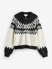 Rockett St George Knitted Bomber Jacket - Image 7 de 9