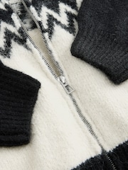 Rockett St George Knitted Bomber Jacket - Image 9 de 9