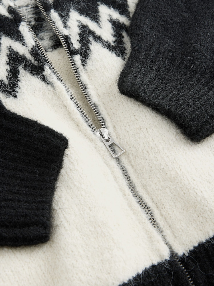 Rockett St George Knitted Bomber Jacket - Image 9 de 9