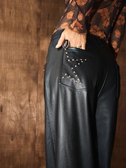 Pantalones Rockett St George de PU - Imagen 4 de 5