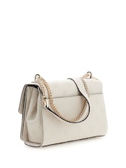 Guess Cresidia Ii Convertible Crossbody Flap White Bag - Image 2 of 4
