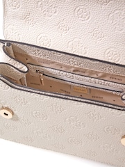 Guess Cresidia Ii Convertible Crossbody Flap White Bag - Image 4 of 4