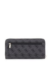 Guess Brenton Slg Large Zip Around Black Bag - Image 2 of 3