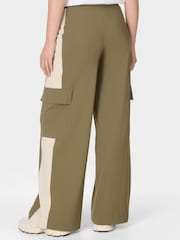 Sweaty Betty Brown Explorer Wide Leg Cargo Trousers - Image 2 of 6