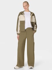 Sweaty Betty Brown Explorer Wide Leg Cargo Trousers - Image 4 of 6