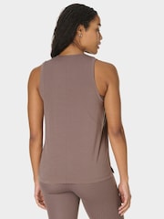 Sweaty Betty Brown Soft Flow Studio Vest - Image 4 of 7