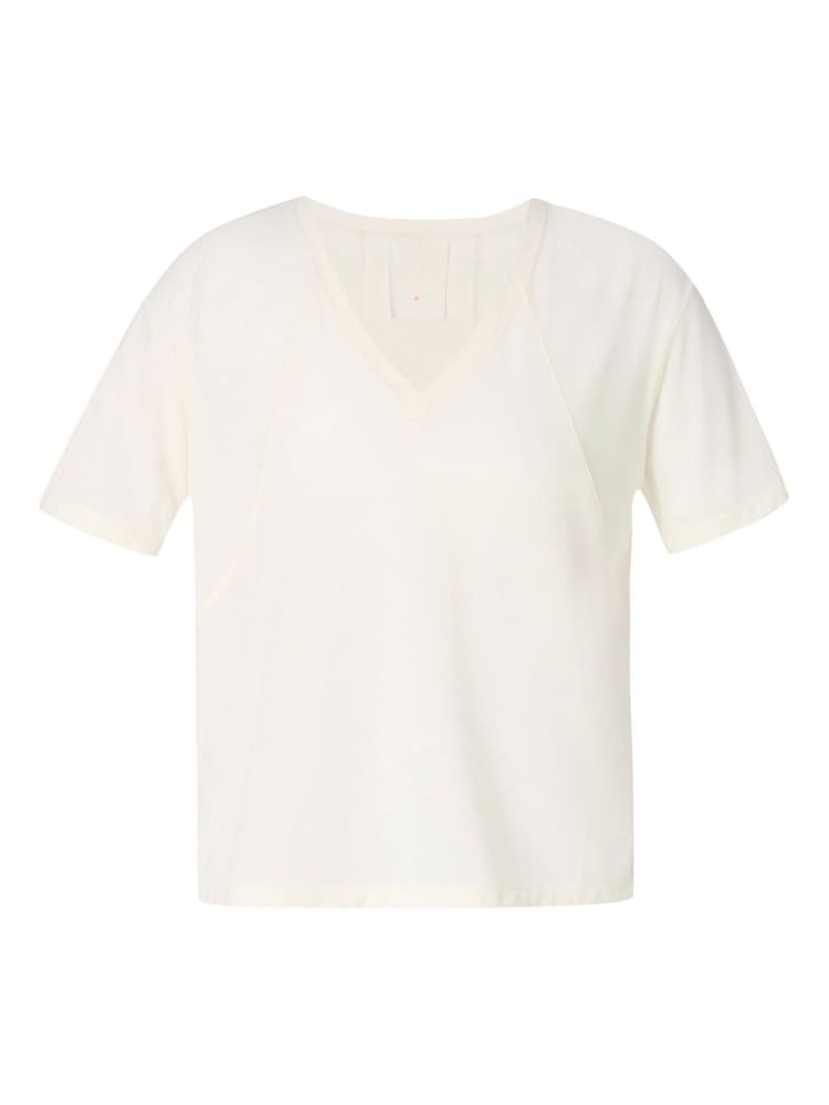 Sweaty Betty White Soft Flow Studio V-Neck T-Shirt - Image 7 of 7 Sweaty Betty White Soft Flow Studio V-Neck T-Shirt - Image 7 of 7