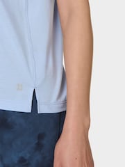 Sweaty Betty Blue Soft Flow Studio Tank - Image 6 of 8