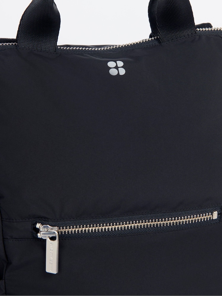 Sweaty Betty Black The Nimbus Roam Rucksack Bag - Image 5 of 5