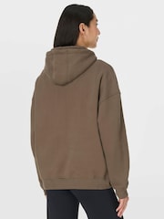 Sweaty Betty Brown Premium Brushed Classic Hoodie - Image 2 of 7