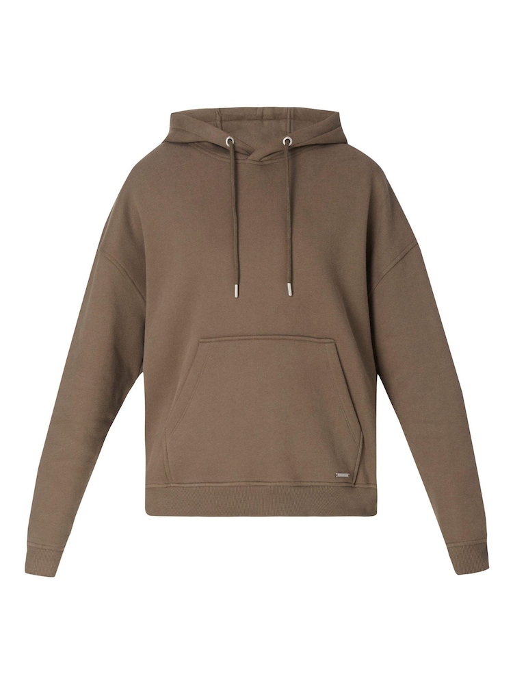 Sweaty Betty Brown Premium Brushed Classic Hoodie - Image 7 of 7