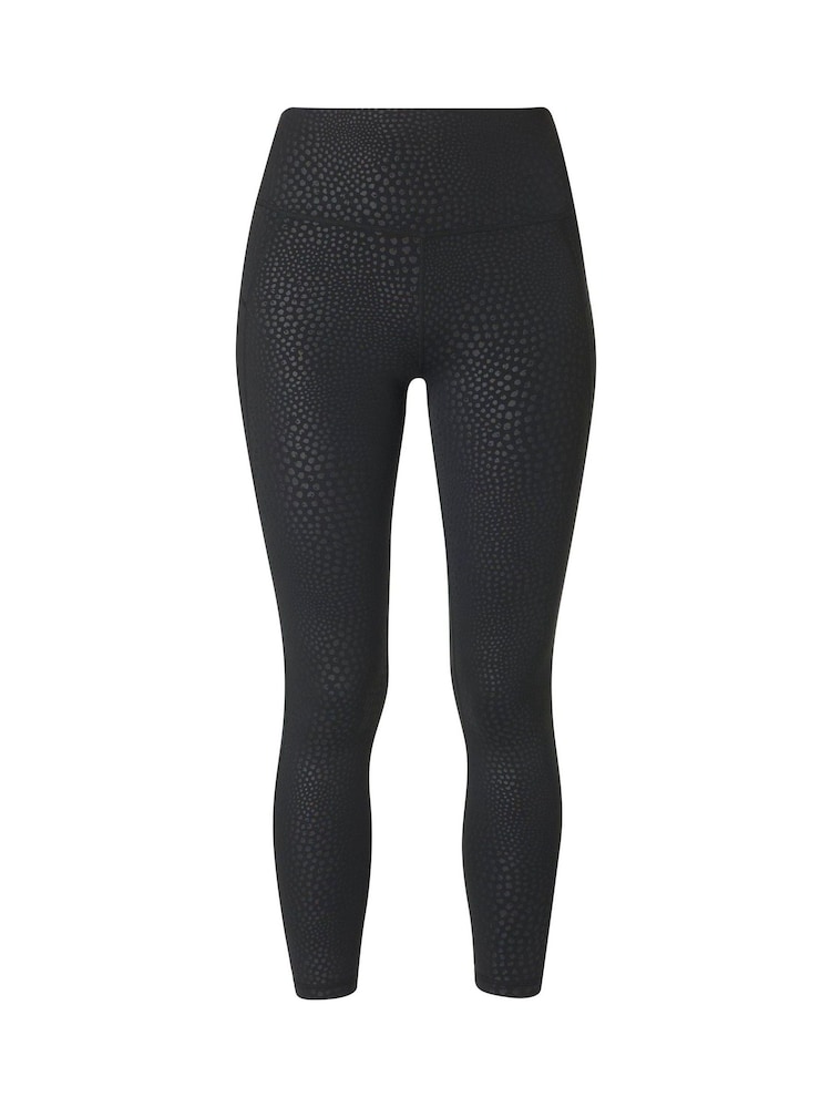 Sweaty Betty Black All Day Embossed Leggings - Image 8 of 8