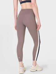 Sweaty Betty Brown Power 7/8 Trio Stripe Workout Leggings - Image 2 of 8