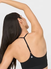Sweaty Betty Black Ultimate Studio Ribbed Bra - Image 5 of 6