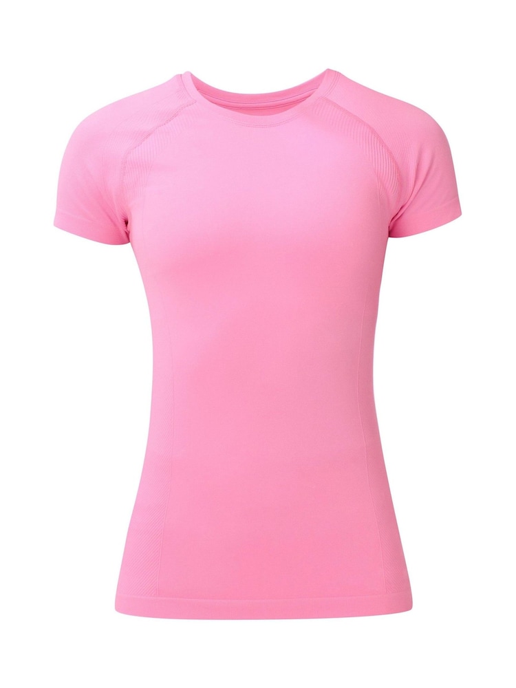 Sweaty Betty Pink Athlete Seamless Workout T-Shirt - Image 6 of 6