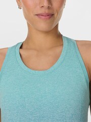 Sweaty Betty Green Athlete Seamless Workout Tank Top - Image 6 of 7