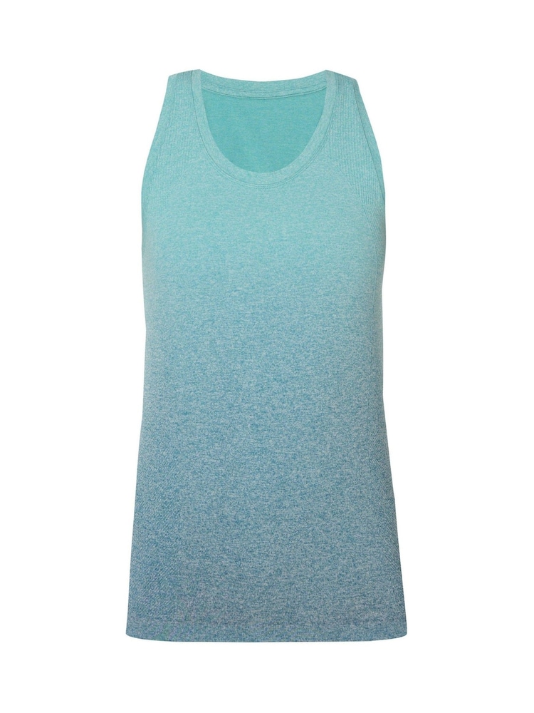 Sweaty Betty Green Athlete Seamless Workout Tank Top - Image 7 of 7