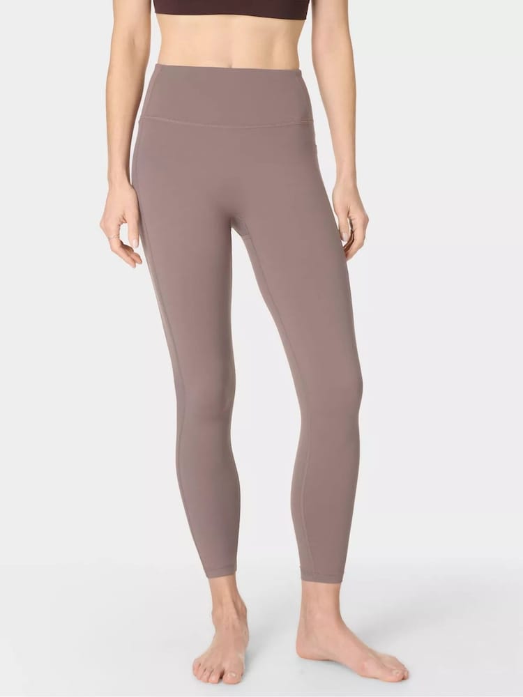 Sweaty Betty Brown Ultimate Studio Ribbed Leggings - Image 1 of 9