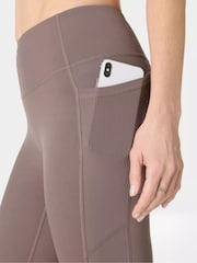 Sweaty Betty Brown Ultimate Studio Ribbed Leggings - Image 5 of 9