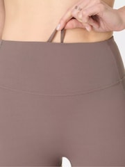 Sweaty Betty Brown Ultimate Studio Ribbed Leggings - Image 6 of 9