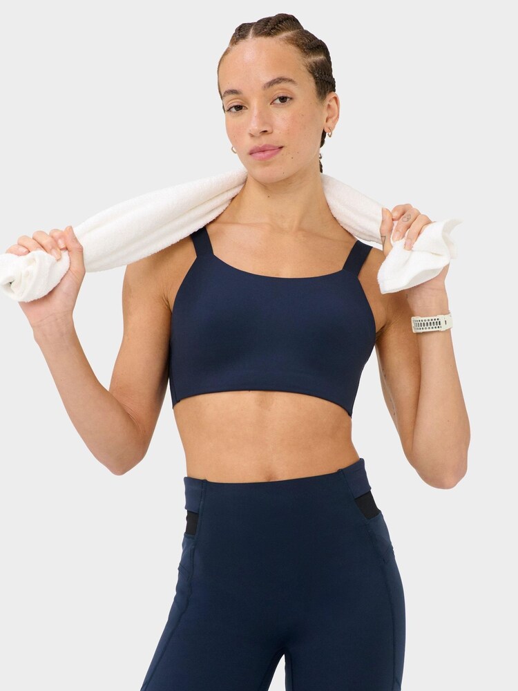 Sweaty Betty Blue Runners High Sports Bra - Image 1 of 6