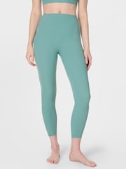 Sweaty Betty Green Ultimate Studio 7/8 Ribbed Leggings - Image 1 of 7