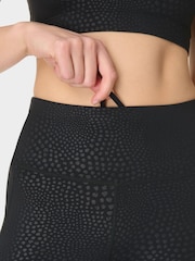 Sweaty Betty Black All Day 7/8 Embossed Leggings - Image 3 of 8