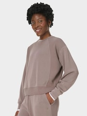 Sweaty Betty Wash Rib Mix Sweatshirt - 圖片 1，共 7