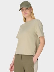 Sweaty Betty Light Green Elevated Cotton Boxy T-Shirt - Image 5 of 6