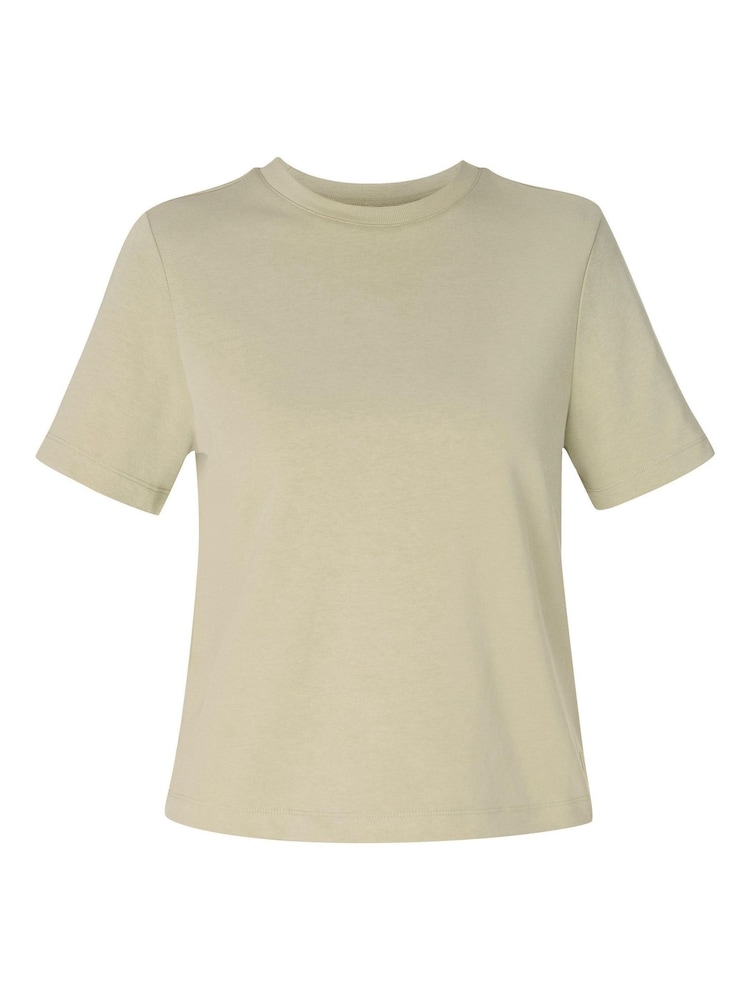 Sweaty Betty Light Green Elevated Cotton Boxy T-Shirt - Image 6 of 6