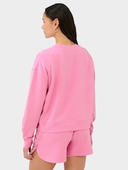 Sweaty Betty Pink Sand Wash Cloud Weight Sweatshirt - Image 4 of 7