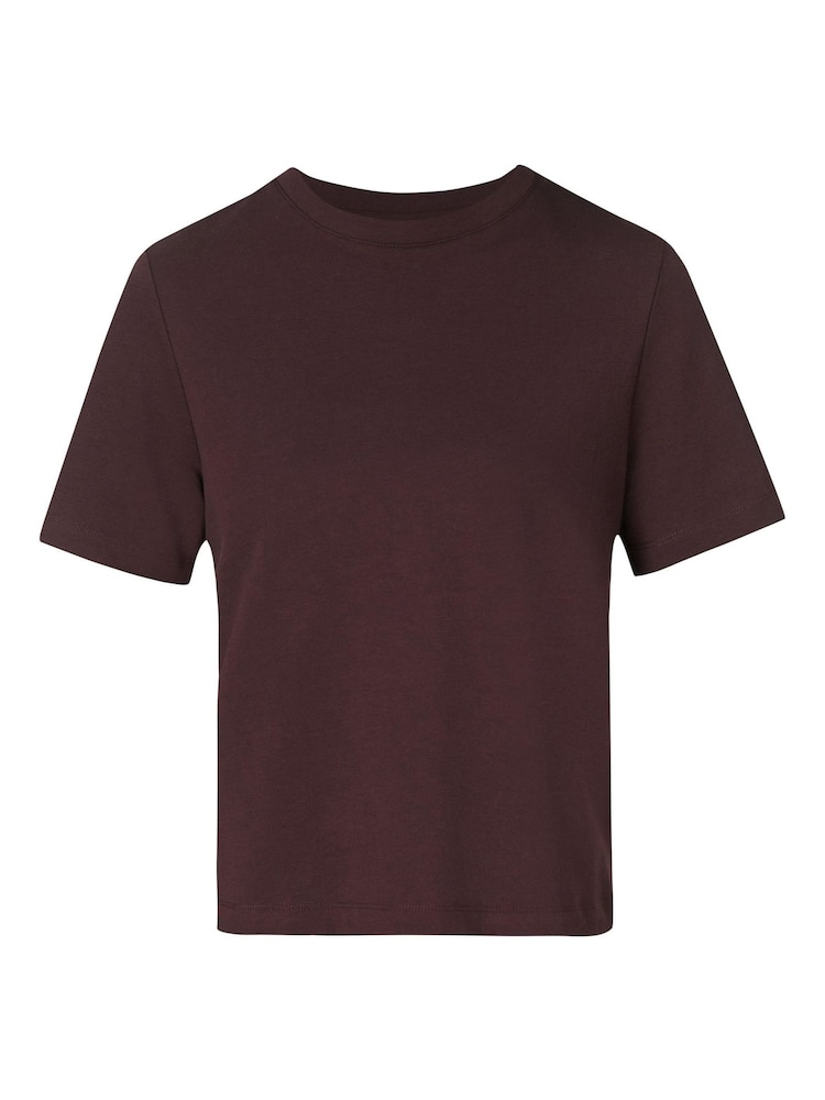 Sweaty Betty Brown Elevated Cotton Boxy T-Shirt - Image 6 of 6 Sweaty Betty Brown Elevated Cotton Boxy T-Shirt - Image 6 of 6