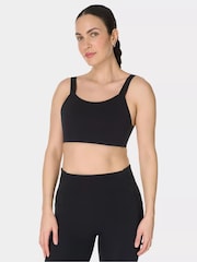 Sweaty Betty Black Runners High Sports Bra - Image 1 of 3