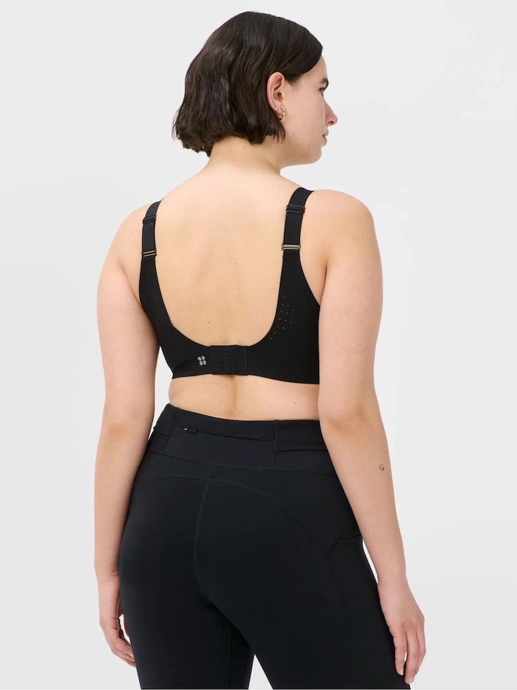 Μαύρο - Αθλητικό σουτιέν Sweaty Betty Runners High Sports - Εικόνα 6 του 6