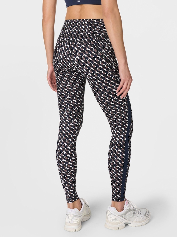 Sweaty Betty Black Power Side Stripe Workout Leggings - Image 2 of 9