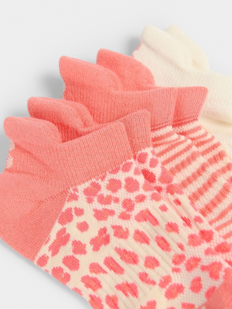 Sweaty Betty Pink Workout Trainers Socks 3 Pack - Image 3 of 3 Sweaty Betty Pink Workout Trainers Socks 3 Pack - Image 3 of 3