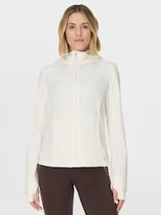 Sweaty Betty White Ultimate Train Water Resistant Jacket - Image 3 of 8