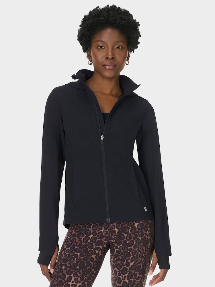 Sweaty Betty Black Ultimate Train Water Resistant Jacket - Image 1 of 7 Sweaty Betty Black Ultimate Train Water Resistant Jacket - Image 1 of 7