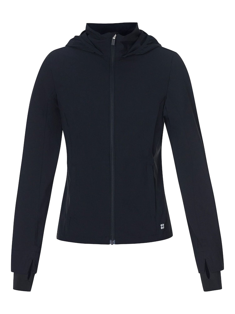 Sweaty Betty Black Ultimate Train Water Resistant Jacket - Image 7 of 7 Sweaty Betty Black Ultimate Train Water Resistant Jacket - Image 7 of 7