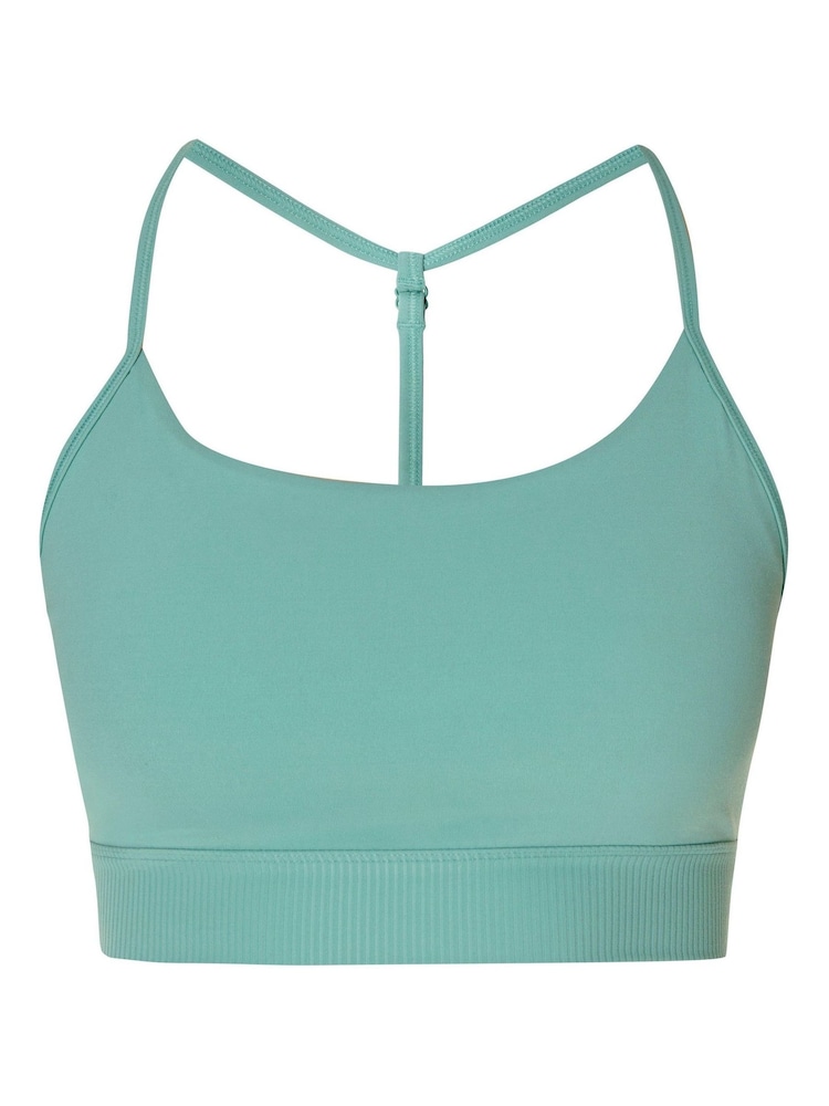 Sweaty Betty Green Ultimate Studio Ribbed Bra - Image 6 of 6
